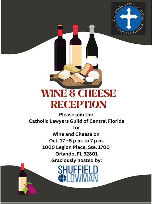 Wine and Cheese Reception